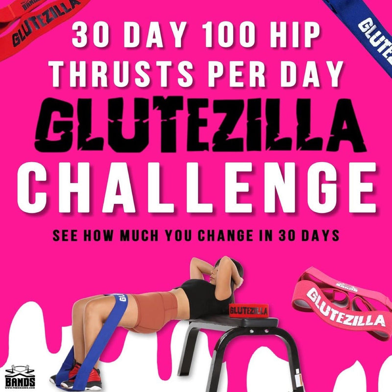 The X Bands GLUTEZILLA Patented Hip Thrust Workout exercise Band
