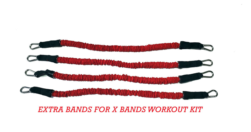 The X Bands 4 Extra Bands for X Bands Workout Kit