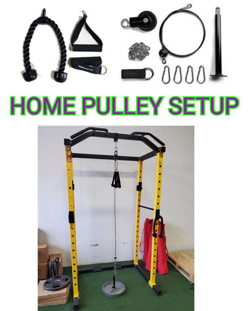The X Bands cable Home Cable Pulley Setup