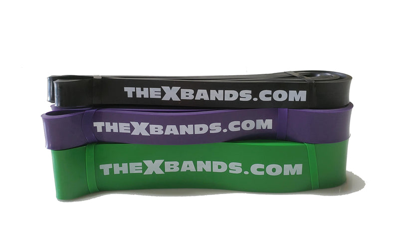 The X Bands Set of 3 Long Resistance Bands